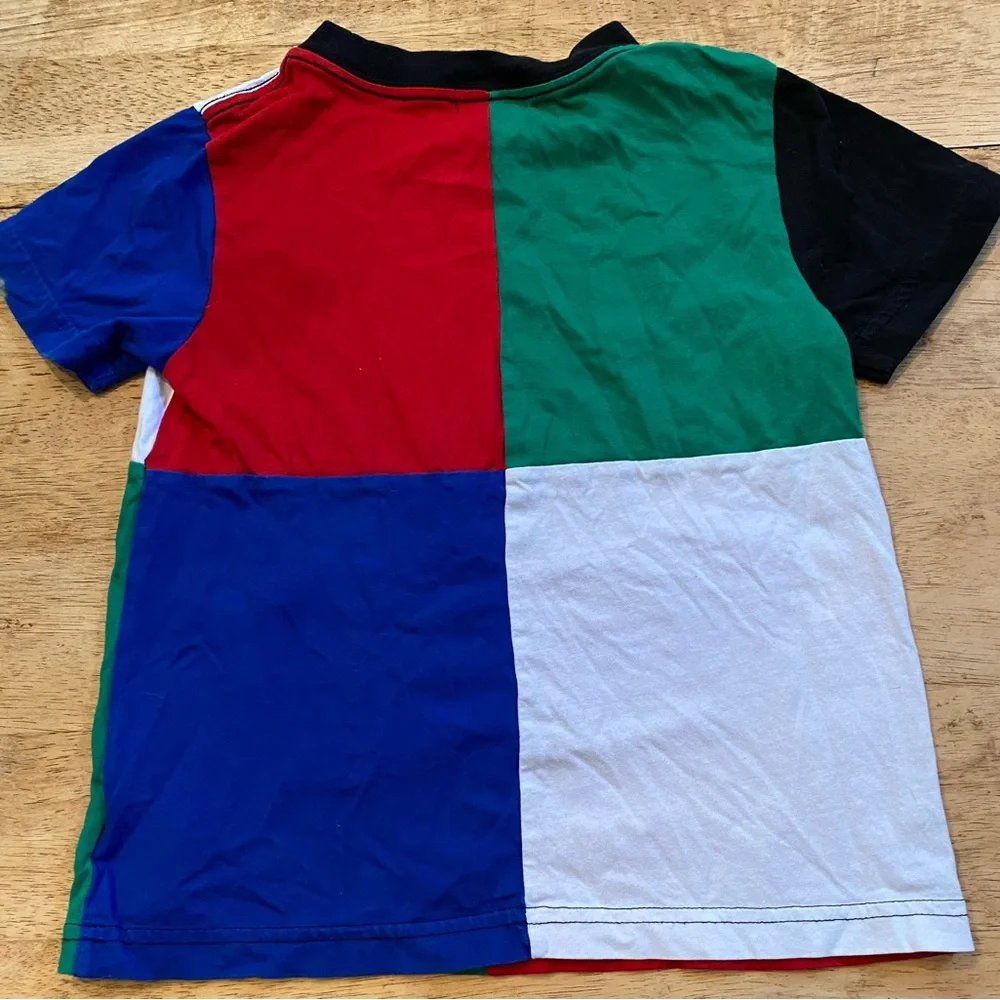 Polo by Ralph Lauren Boy’s 4/4T 100%‎ Cotton Color Block Short Sleeve Tee